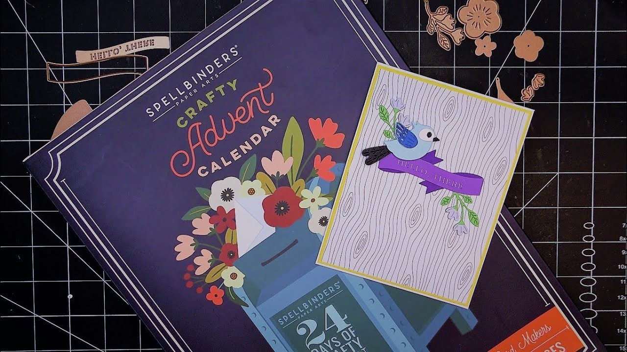 Spellbinders 2022 Crafty Advent Calendar! Opening Days 9-12 & Sweet Birdie Card Tutorial!