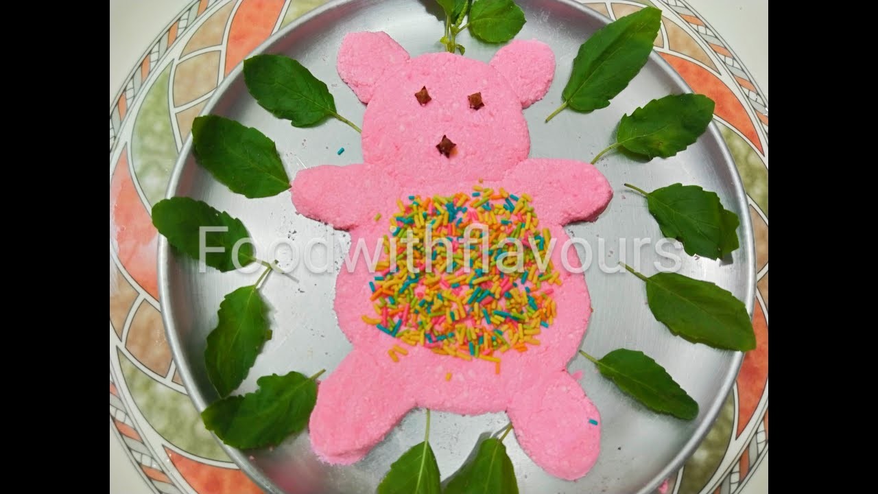 Sweet making || Teddy bear Sandesh|| Sandesh recipe|| Sweet decoration