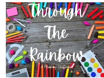 Through the Rainbow Black | Hidden Journaling | Using a Sketch #ctmh #usingyourstash #scrapbook
