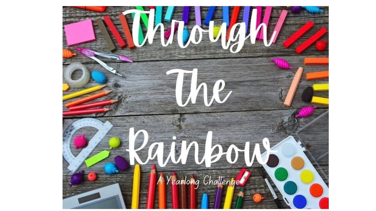 Through the Rainbow Black | Hidden Journaling | Using a Sketch #ctmh #usingyourstash #scrapbook