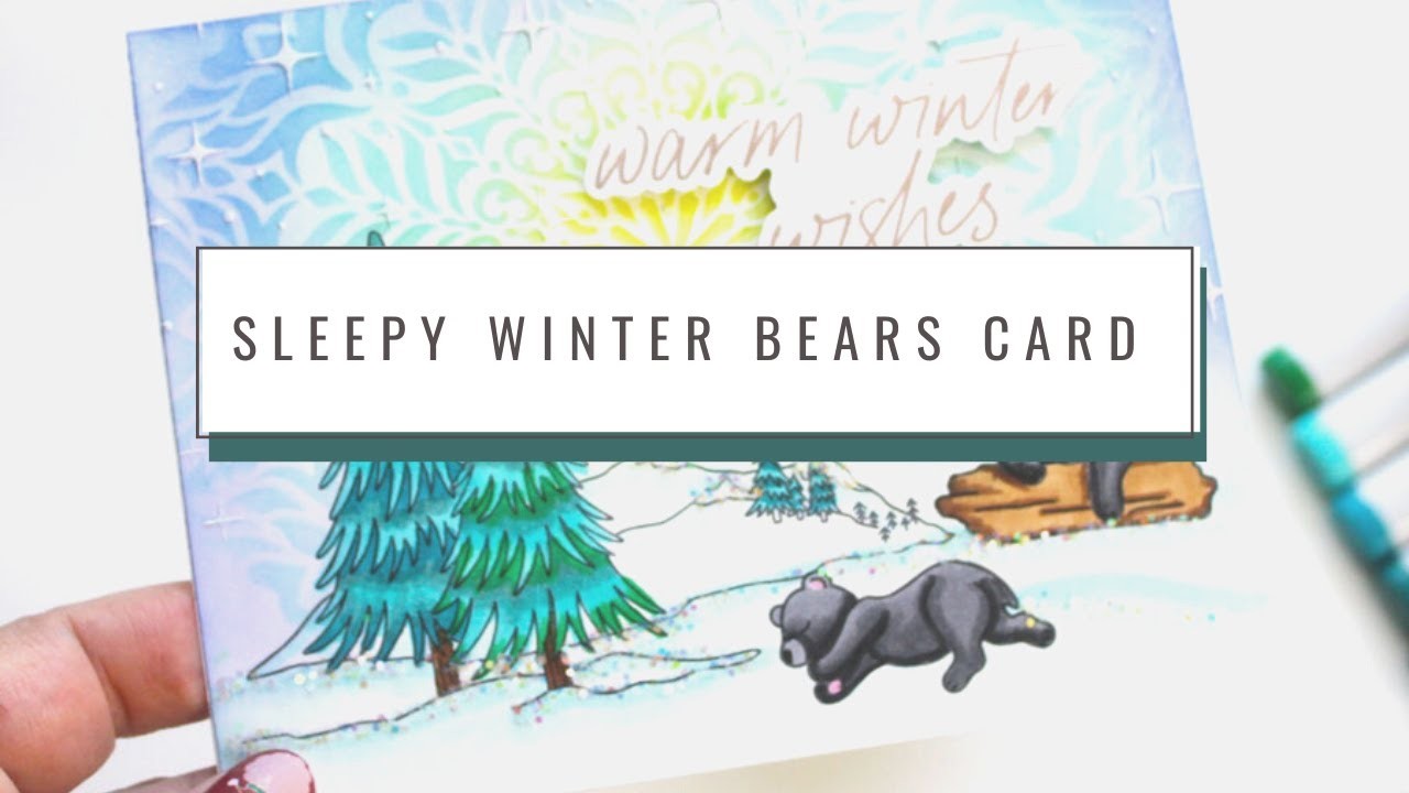 Winter Bears with Miss Ink Stamps