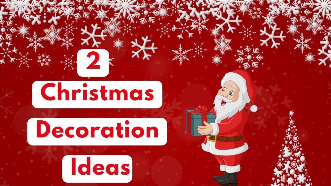 2 Christmas Ornaments Ideas | Easy Christmas Decorations