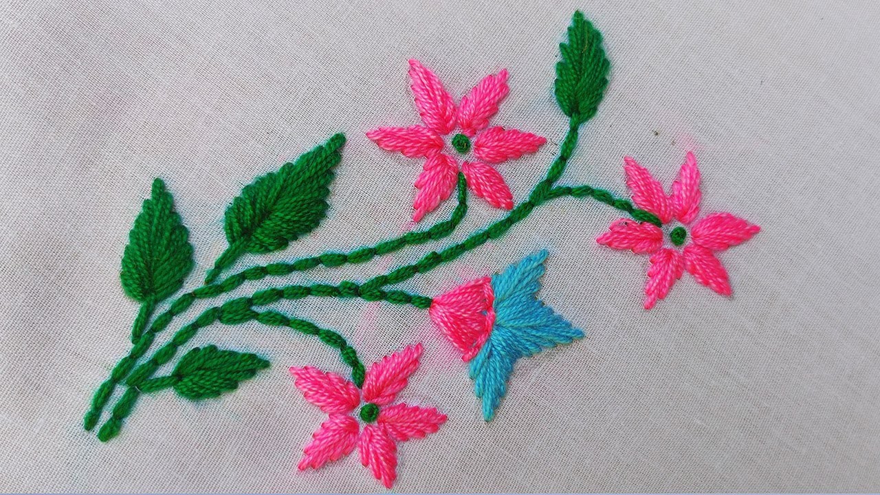 Amazing Hand Embroidery Design || Best Hand Embroidery Tutorial || Ah Creator 3.0