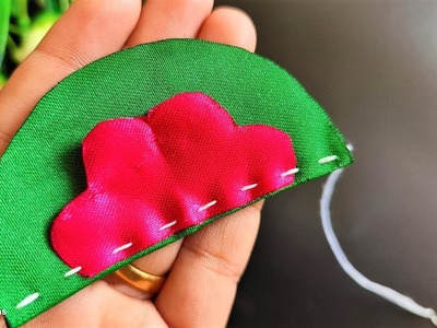 Amazing!!!❤❤Ribbon Flower making 2  | Easy Sewing Hack | Hand Embroidery Flower