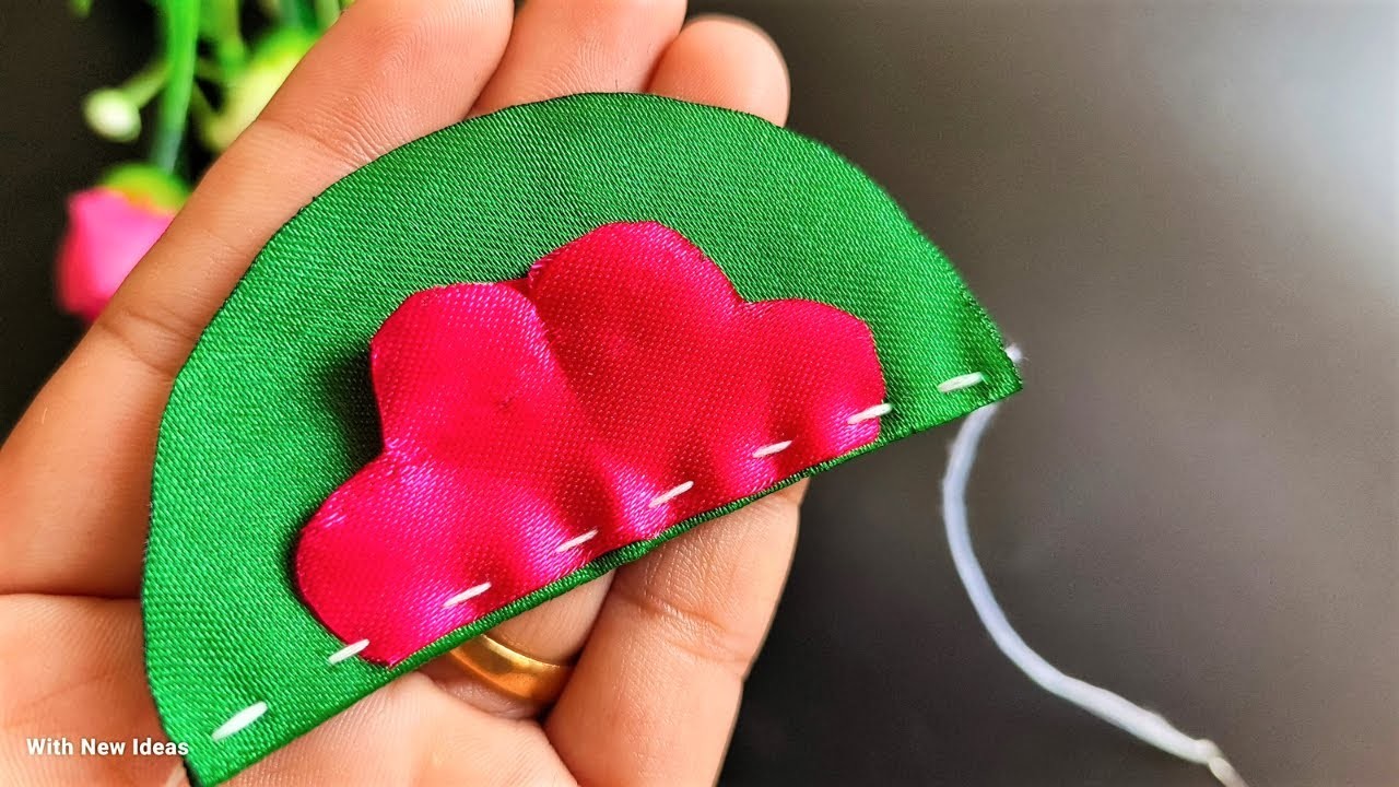 Amazing!!!❤❤Ribbon Flower making 2  | Easy Sewing Hack | Hand Embroidery Flower