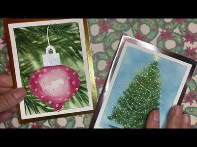 Christmas Card Watercolor Painting Lesson by Victoria Gobel