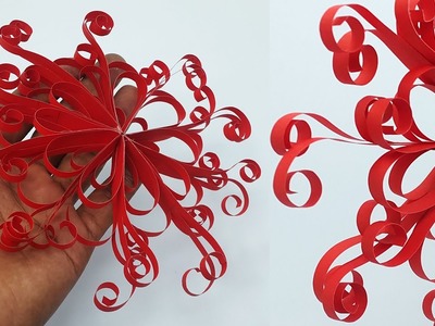Christmas Quilling Snowflakes????Christmas Decoration Ideas With Snowflake ???? Christmas Decorate With Me