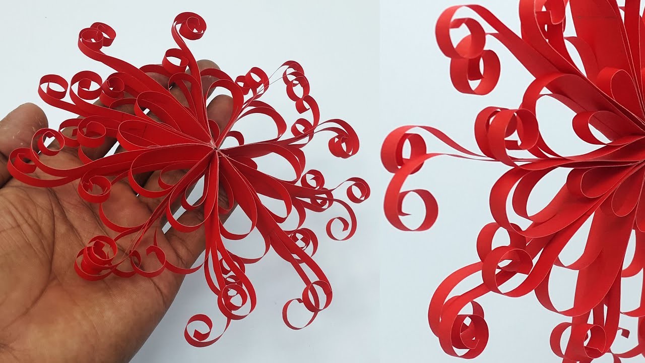 Christmas Quilling Snowflakes????Christmas Decoration Ideas With Snowflake ???? Christmas Decorate With Me