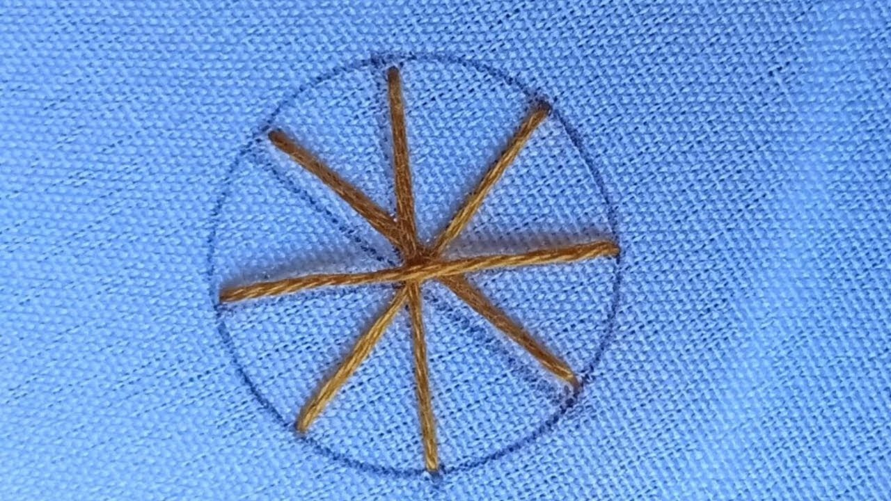 Circle Design Stitch | Circle Embroidery Stitch | Hand Embroidery |