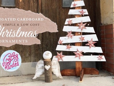 Corrugated Cardboard Christmas Ornaments