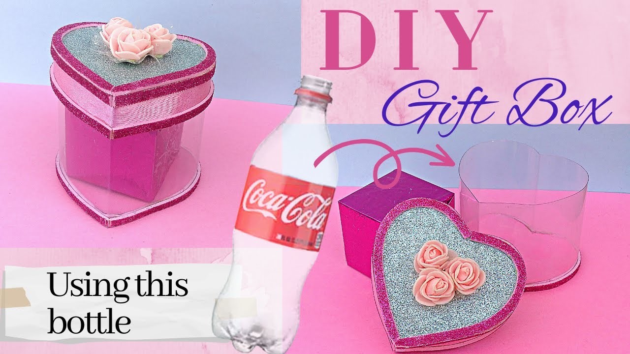 DIY Gift Box | Using plastic bottle | Best out of waste | @ArtquakebyPrabh