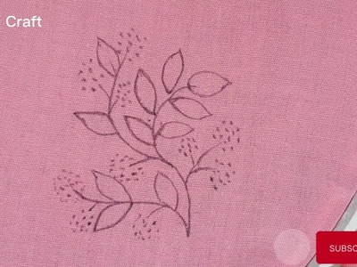 Flower Hand Embroidery. All over Dress design