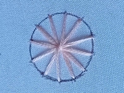 Hand Embroidery All Over Circle Embroidery Stitch For Dresses | Circle Design Stitch | Hand Work |
