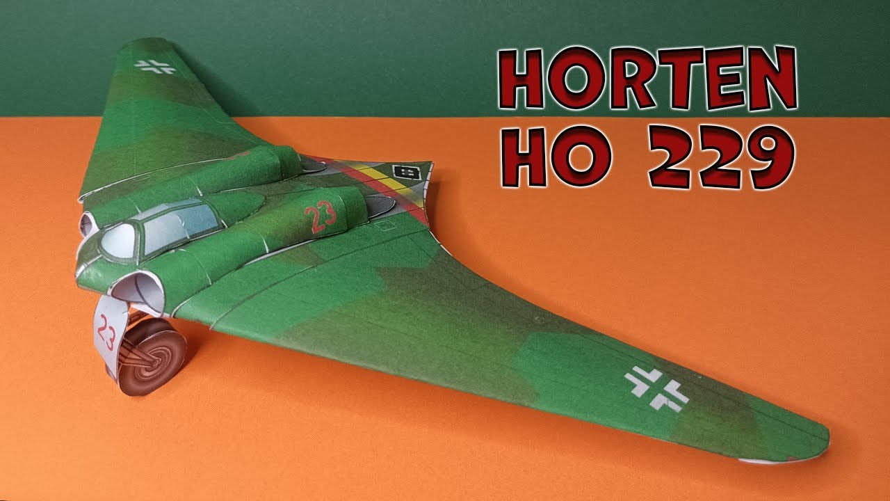 horten-ho-229-paper-model-how-to-make-a-paper-airplane-model-paper