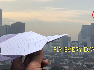 How to fold a paper airplane to fly forever | Really fly forever?