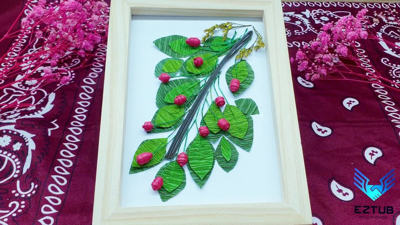 LHLG19 Build A Paper Model Quilling Goji Tree Beautiful Exquisite Style. Lana Hardy Lora Gilbert