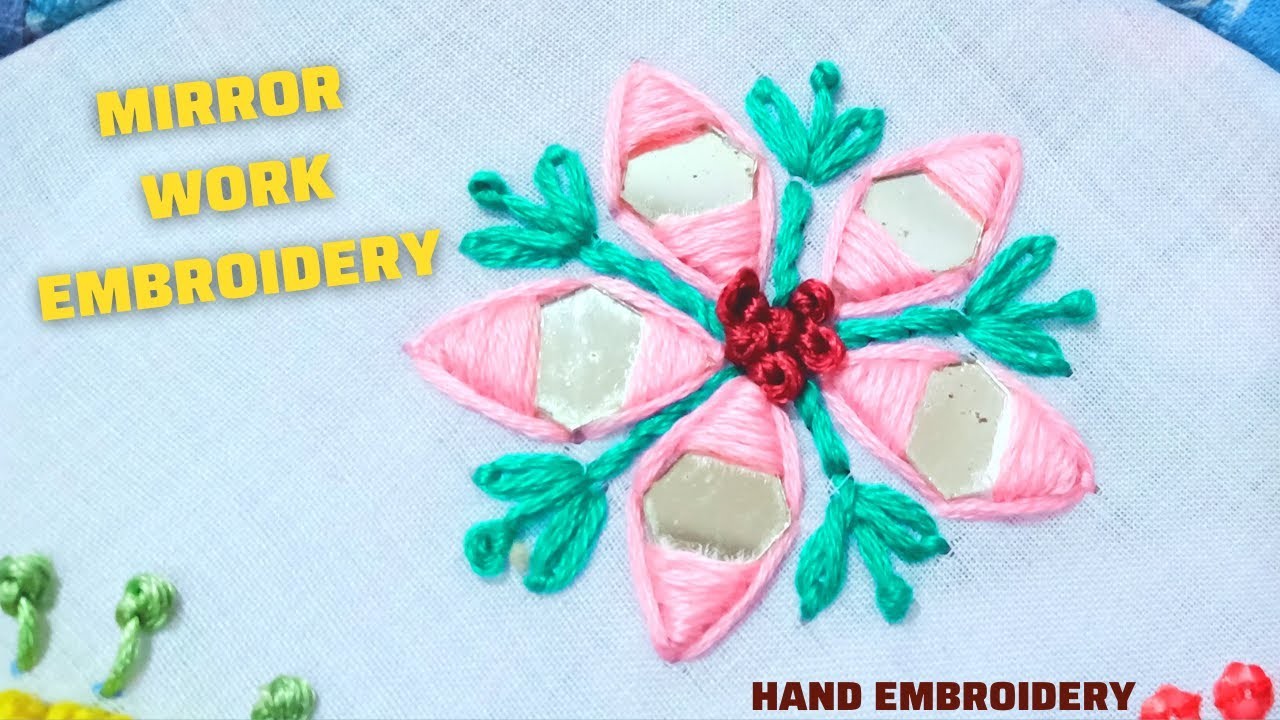 Mirror Work Embroidery, All over embroidery| Shisha Work