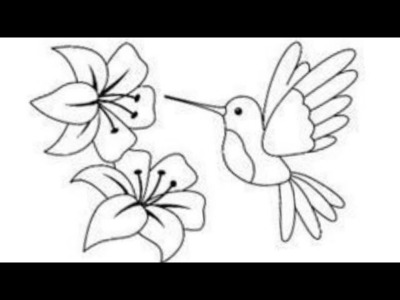New Beautiful Bird Embroidery Design | Magical Needlepoint Art | Hand Embroidery Design Of Birds.
