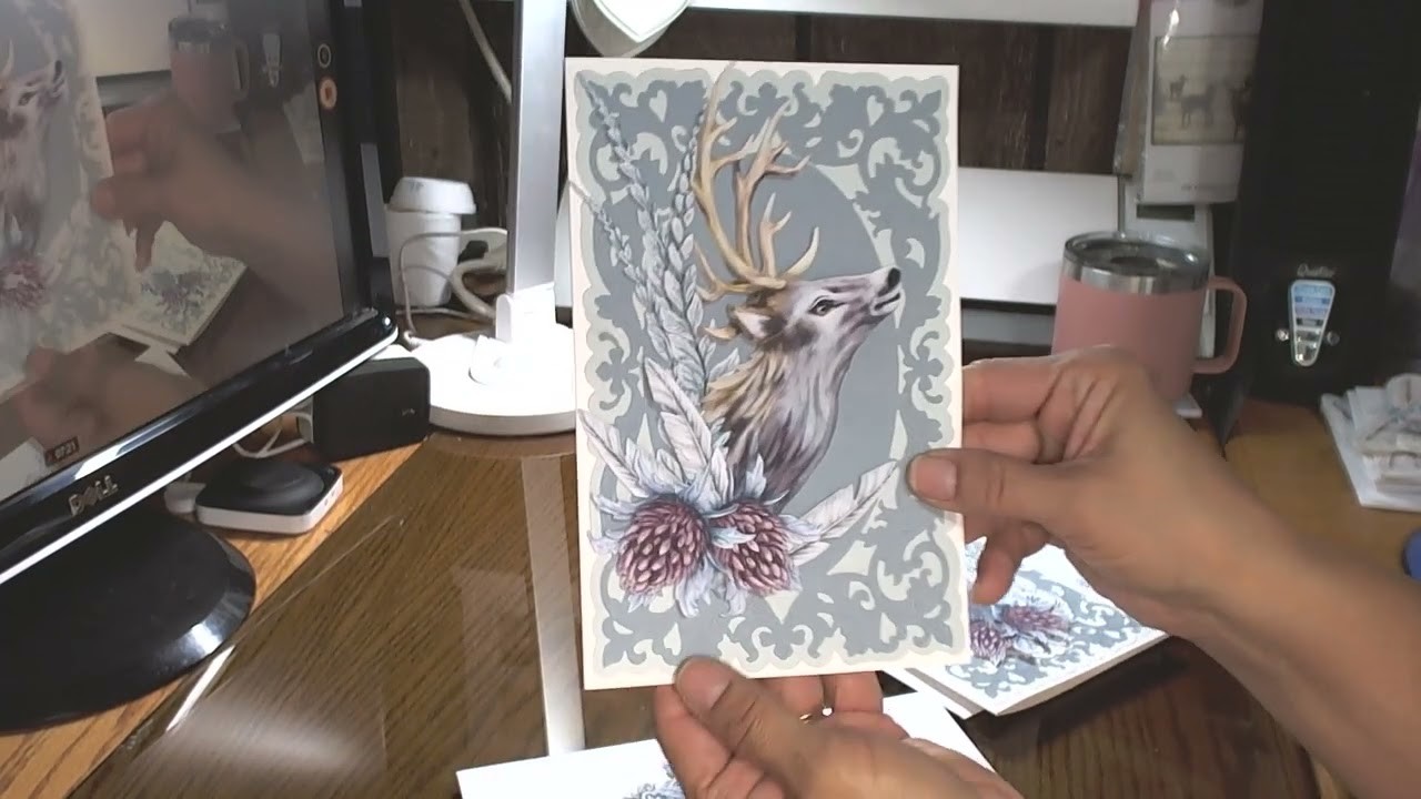 Stag & Owl Cards with Matching Envelopes