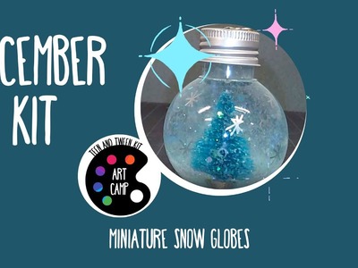 Tween and Teen Art Camp Kit: Miniature Snow Globe