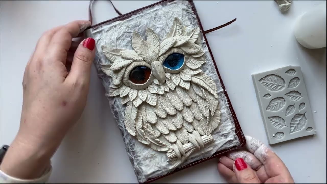 A simple idea to decorate a notebook  | You will love this owl! ))