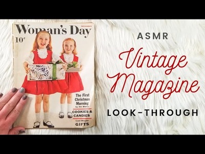 ASMR Vintage Christmas Holiday Magazine Look-Through Woman's Day December 1959 (Soft Spoken.Whisper)