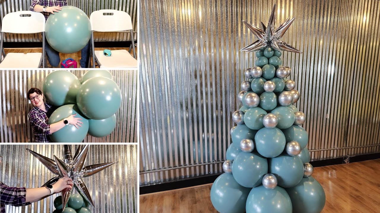 Balloon Christmas Tree Without Stand