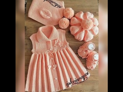 Beautiful baby crochet clothes