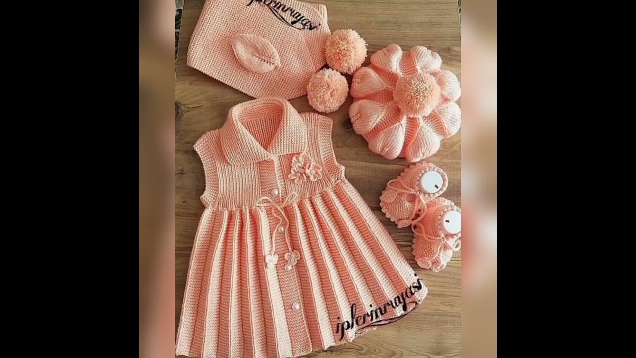 Beautiful baby crochet clothes