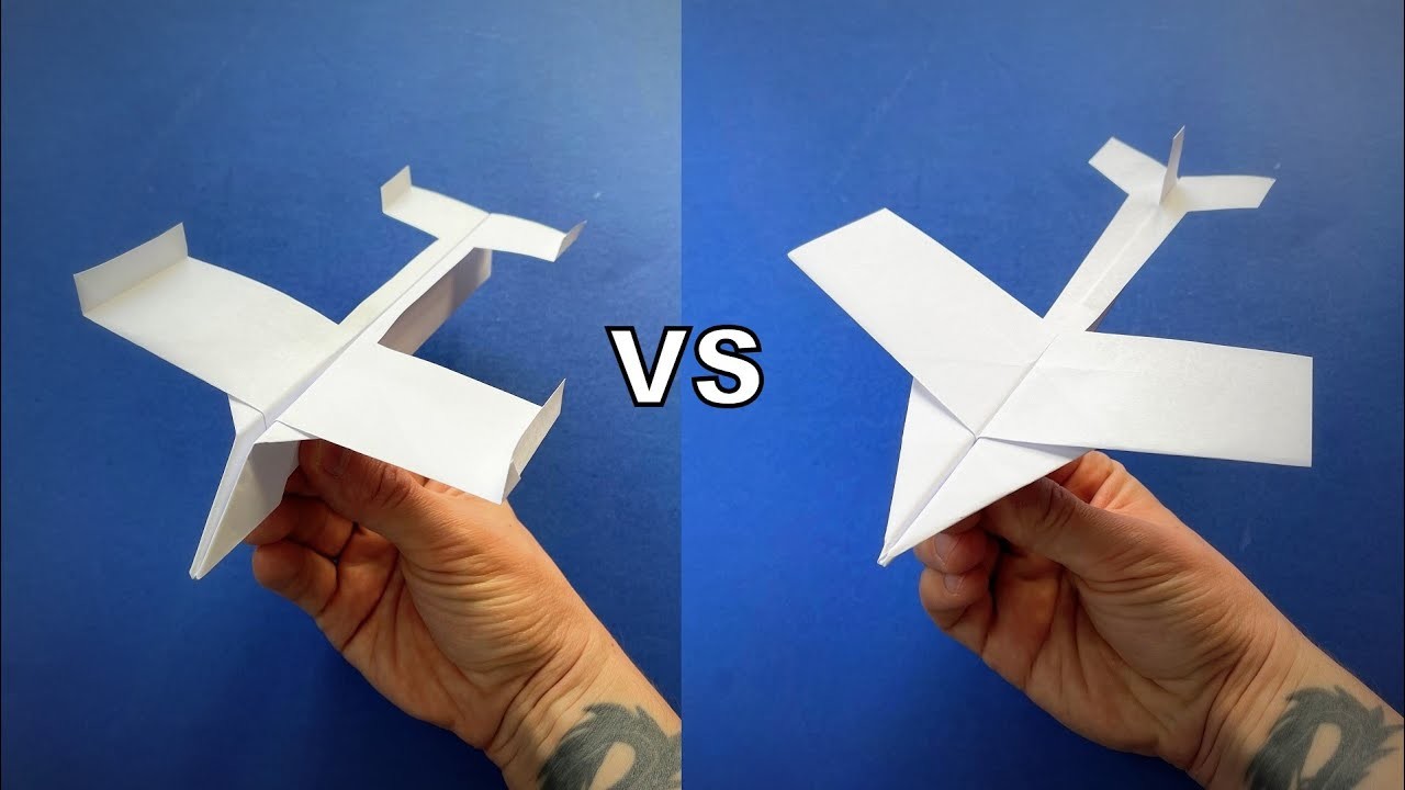 Best Glider vs New Glider Paper Planes | How to Make a Paper Airplane Tutorial