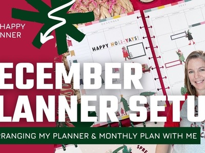 December Planner Setup || The Happy Planner