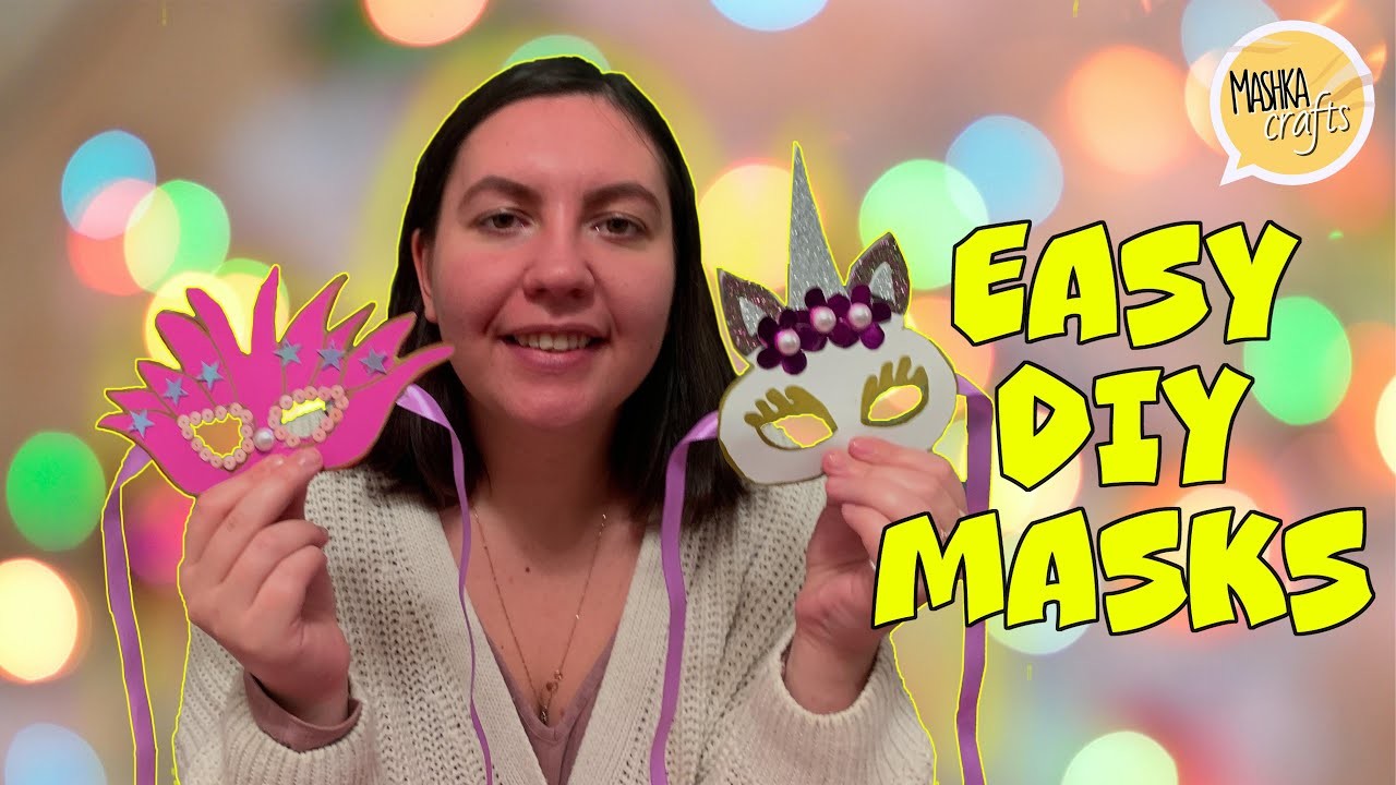 Easy 2 Cute Mask DIY - Kids Craft Ideas