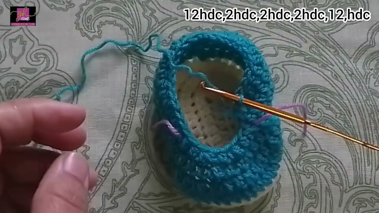 Easy and beautiful crochet baby girl shoes for newborn (gharelu huner)