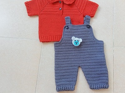 Easy crochet romper for 2 to 3 years old (subtitles available)