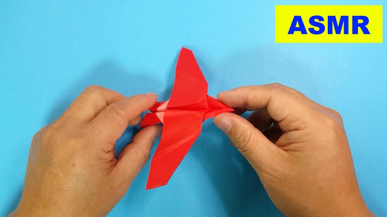 Easy-to-follow 「 fiying bird 」  origami | ASMR | EZ123 Origama TV