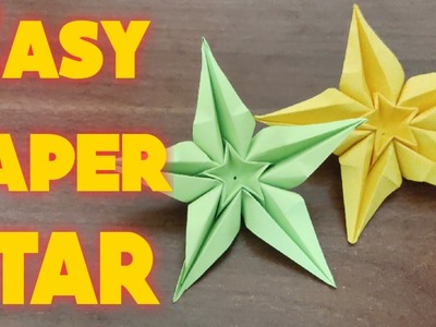 How to fold a paper star? origami Christmas star step by step