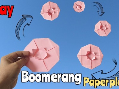 How to make a boomerang paper_with rotary flight_????_paper plane