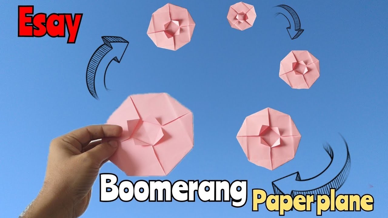 How to make a boomerang paper_with rotary flight_????_paper plane