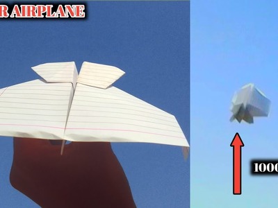 How to make a paper airplane ✈️| how to make paper plane esay at home| SIMPLE EXPERIMENT |