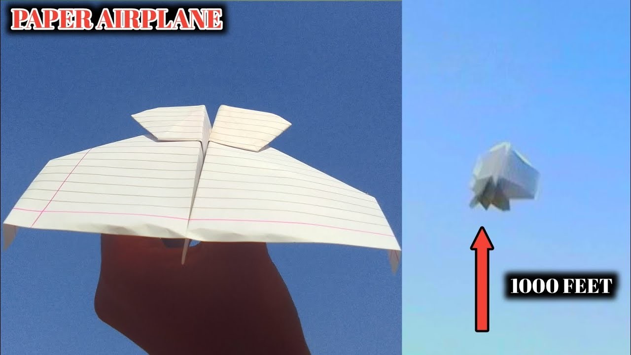 How to make a paper airplane ✈️| how to make paper plane esay at home| SIMPLE EXPERIMENT |