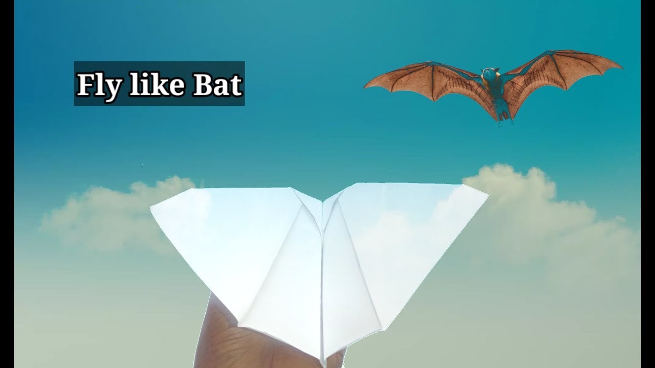 How to make a paper plane fly like a bat | @MrBeast @5-Minute Crafts @crazyman786