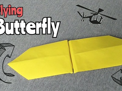 How to make a paper plane Butterfly_paper flying Butterfly