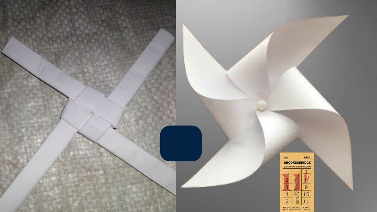 How to make a paper windmill  easy|| Easy Project for Children|| Taher craft 5min||