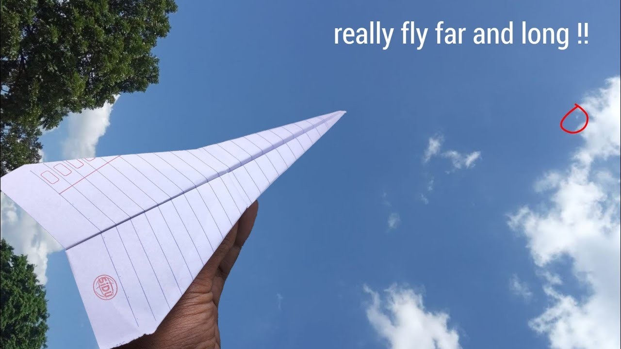 How To Make Easy Paper Airplane That Fly Far And High