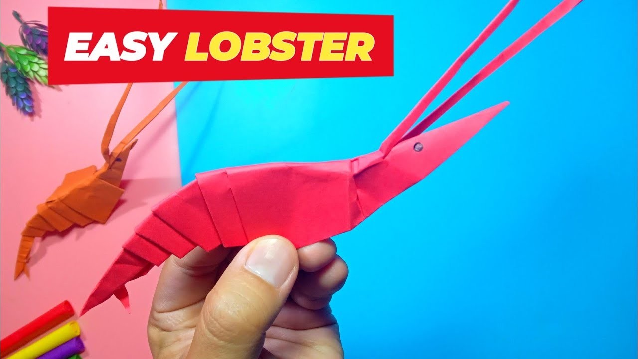 How To Make Origami Lobster - Origami Animals | Hello Origami Loverr