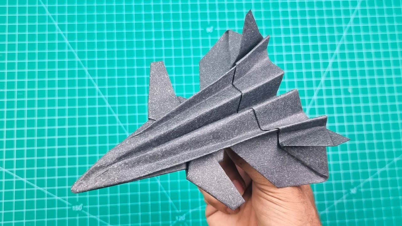 How to make Origami Paper Jet! Paper Fighters | EASY F-15 Paper Airplane