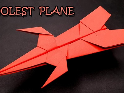 How to make the coolest paper airplane || Paper plane