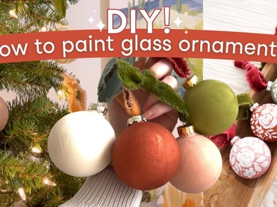 How To Paint Glass Ornaments!!! DIY Project, Tips + Tricks, and MORE!