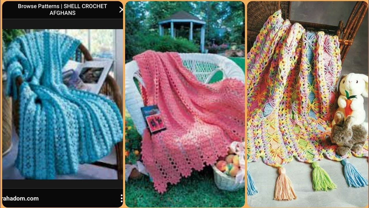 Modern and aesthetic crochet mile a  minute afghan blanket ideas and collection