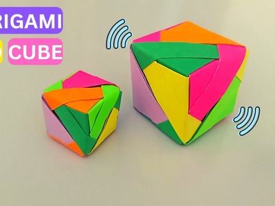 Origami Modular cube | 3D cube origami | Easy paper craft | Craftboat